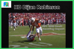 HB Bijan Robinson Scouting Report – The Most Valuable Halfback Prospect This Past Decade