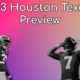 Houston Texans Team Preview: A Bright Horizon On The Way