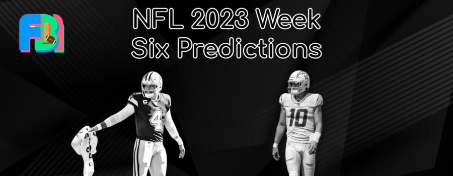 Best NFL Bets This Week And Predictions – Week Six, 2023